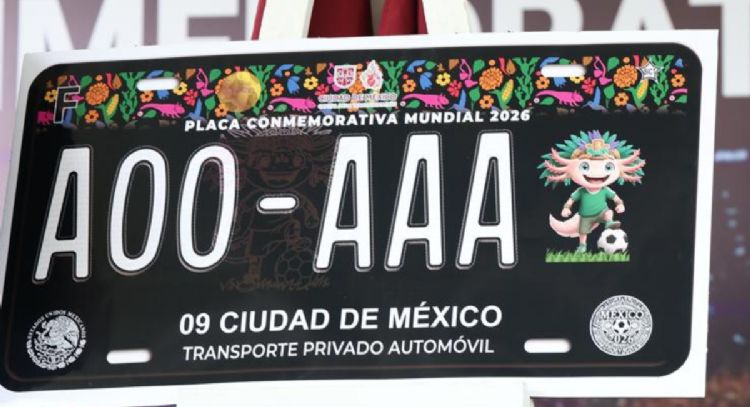 CDMX venderá 60 mil placas conmemorativas del Mundial; esto costarán