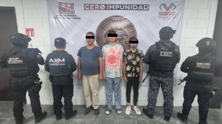 Detienen a tres por quemar un Oxxo y un vehículo en Chiapas tras la muerte de “El Mencho”