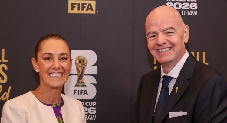 Infantino reafirma "plena confianza" a Sheinbaum y México como sede del Mundial
