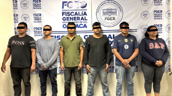 Detienen a siete presuntos integrantes de una célula delictiva vinculada a "Los Cromo" en Oaxaca