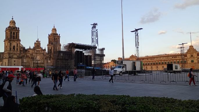 A 48 horas del concierto, fans de Shakira ya hacen fila en el Zócalo de la CDMX