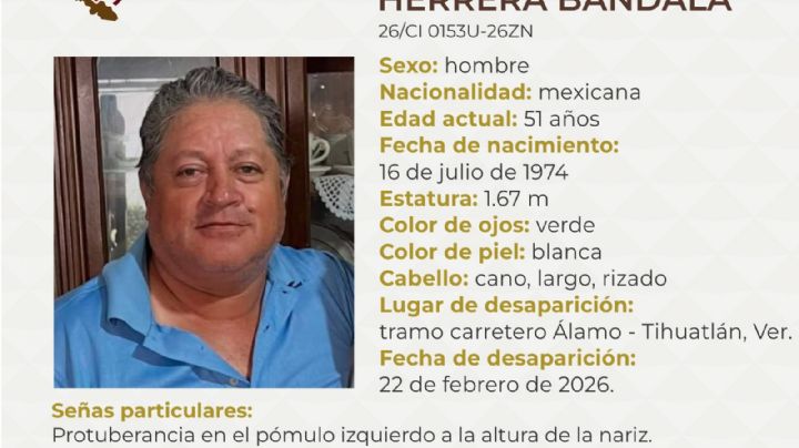El camionero Bulmaro Herrera desapareció durante narcobloqueos en Veracruz