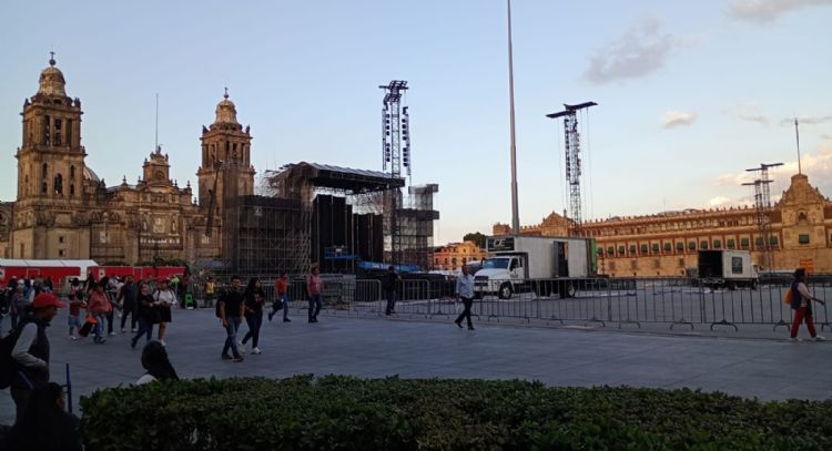 A 48 horas del concierto, fans de Shakira ya hacen fila en el Zócalo de la CDMX