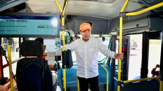 Con nueva tecnología y más unidades, Gobernador Durazo moderniza el transporte en Sonora
