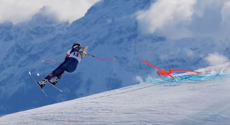 Lindsey Vonn sufre una caída en el descenso olímpico de invierno y es operada por una fractura