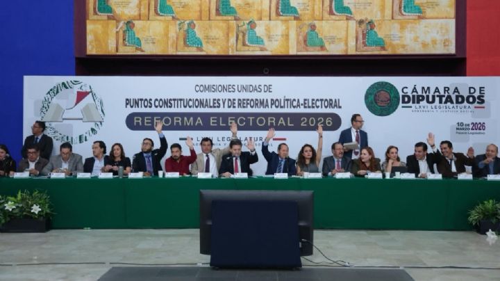 Sin los votos del PT y PVEM, Morena aprueba en comisiones el dictamen de la reforma electoral