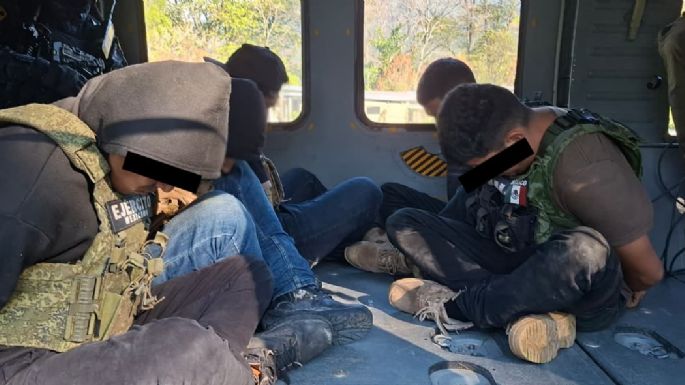 Detienen a presuntos integrantes del CJNG y Cártel de Sinaloa en Chiapas