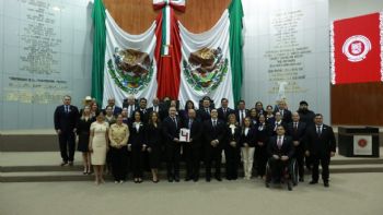 Recibe Congreso de Tamaulipas Cuarto Informe del gobernador Américo Villarreal