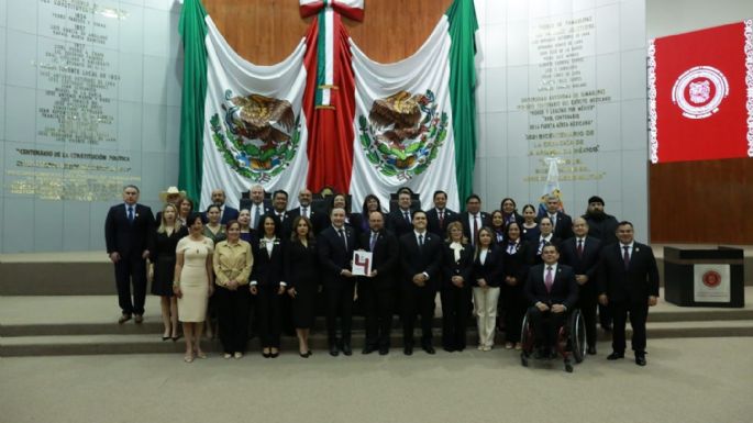 Recibe Congreso de Tamaulipas Cuarto Informe del gobernador Américo Villarreal