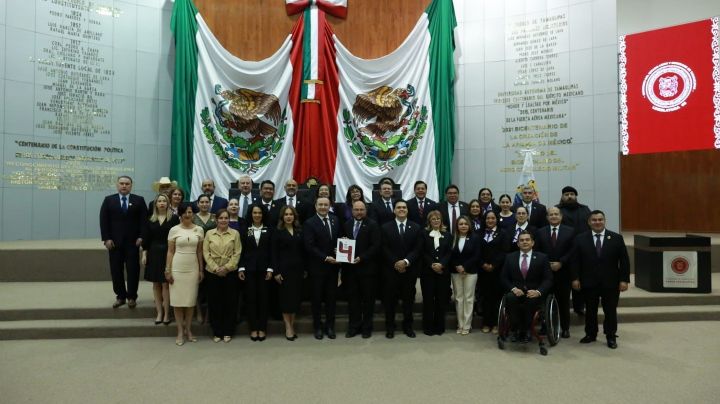 Recibe Congreso de Tamaulipas Cuarto Informe del gobernador Américo Villarreal