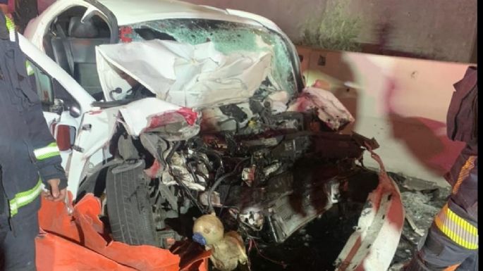 Accidente en la Calzada Ignacio Zaragoza deja tres muertos y dos heridos