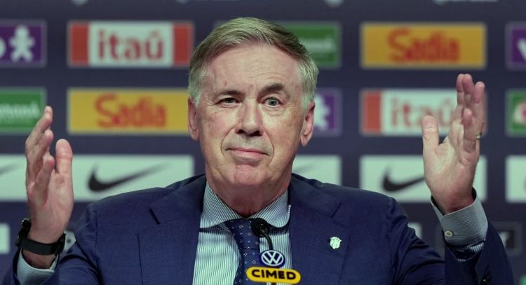 Ancelotti afirma que Brasil extenderá su contrato hasta el Mundial de 2030