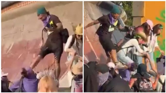 Acusan de tres delitos al agresor de una menor en la marcha del 8M en Querétaro