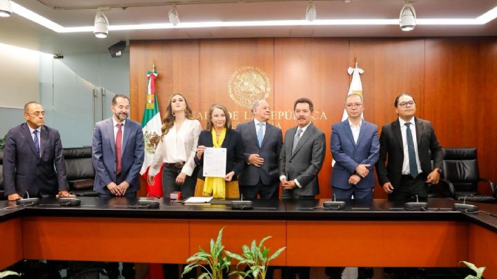 Senadores reciben el Plan B de la reforma electoral de Sheinbaum