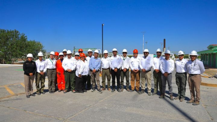 Supervisa CENAGAS, SEDENER y CENAM avances del Complejo Procesador de Gas Burgos en Reynosa