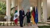 Foto ilustrativa de la nota titulada: Sheinbaum recibe en Cancún al presidente de Alemania (Video)