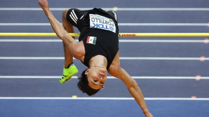 Erick Portillo gana medalla de plata en salto de altura de Mundial Bajo Techo