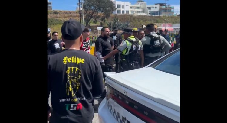 Guardia Nacional denunciará a “bikers” que agredieron a elemento en Playas de Rosarito
