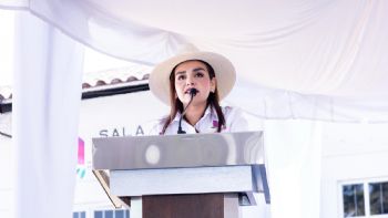 Grecia Quiroz acude al Senado; morenistas la reciben a gritos