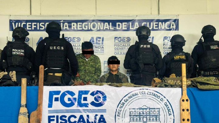 Capturan a dos presuntos integrantes de una célula delictiva que opera en Oaxaca y Veracruz