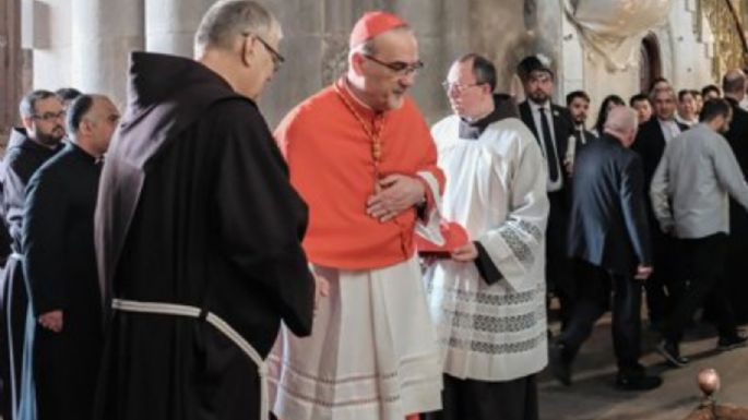 Policía de Israel impide la asistencia del jefe de la Iglesia Católica de Jerusalén a misa de Ramos