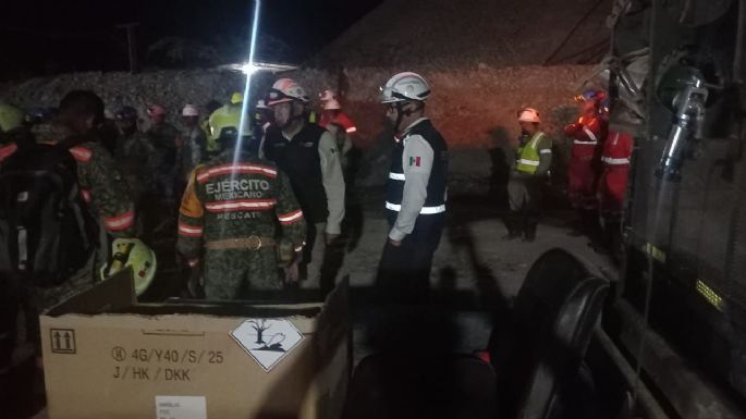 Suman más personal a labores de rescate en mina de Rosario, Sinaloa