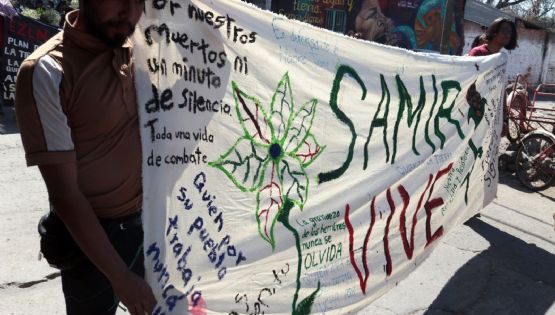 Exigen investigar al alcalde de Temoac por homicidios de Samir Flores y Sandra Rosa Camacho