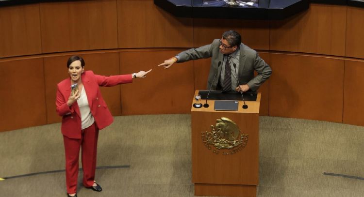 Tras choque entre Lilly Téllez y Saúl Monreal, la presidenta del Senado pide elevar el debate