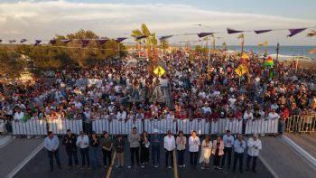 Inaugura Alfonso Durazo otro malecón turístico, ahora en Empalme