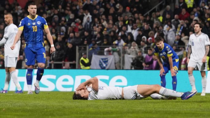Italia se pierde su tercer Mundial consecutivo tras caer en tanda de penales con Bosnia en repechaje