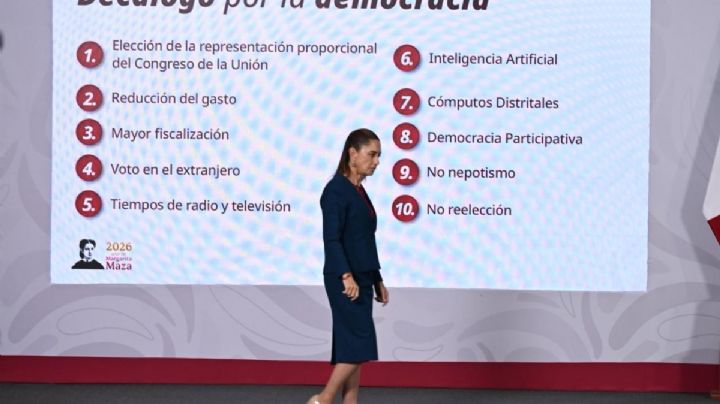 Propuesta de reforma electoral de Sheinbaum no elimina el fuero de legisladores