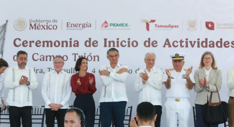 El futuro de Pemex está en Tamaulipas: arranca Campo Trión en Altamira