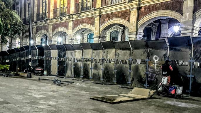 Autoridades blindan el Palacio de Gobierno de Morelos previo al 8M