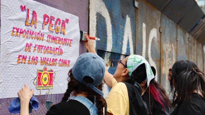 "La pega”, exposición y toma simbólica de Bellas Artes en el marco del 8M