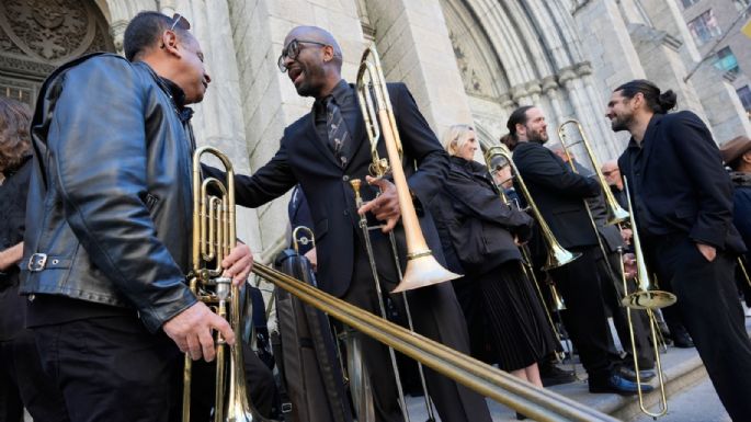 Trombonistas de NY despiden a Willie Colón (Video)