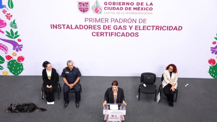Brugada presenta padrón de instaladores certificados de gas y luz; se busca evitar incendios