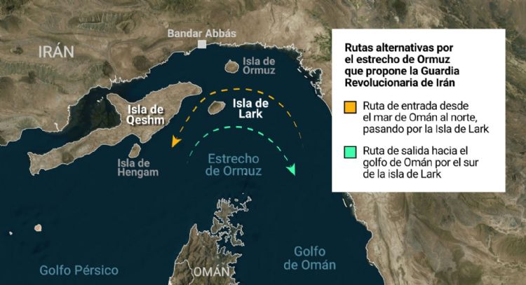 EU asegura que ningún buque iraní logró superar su bloqueo en el paso de Ormuz en 24 horas