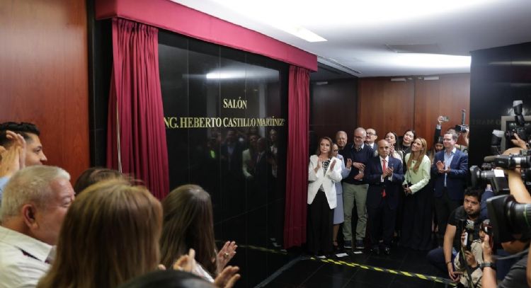 Senadores nombran salón de la Comisión Permanente “Ing. Heberto Castillo Martínez”