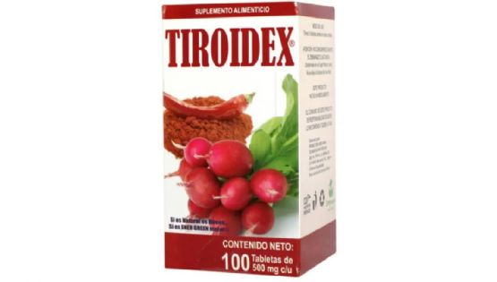 Cofepris alerta sobre publicidad engañosa de Tiroidex; advierte riesgos a la salud