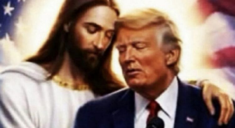 Trump publica imagen en la que Jesús lo abraza tras la polémica con el papa León XIV