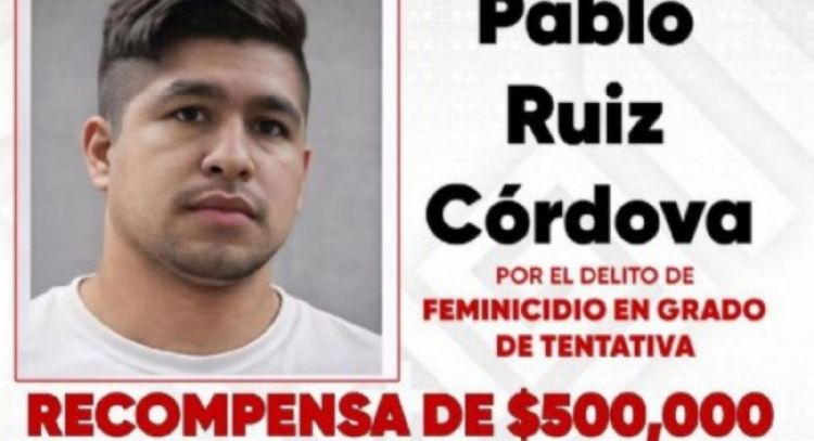 Chiapas ofrece recompensa de 500 mil pesos por Pablo Ruiz, acusado de cortar las manos a su pareja