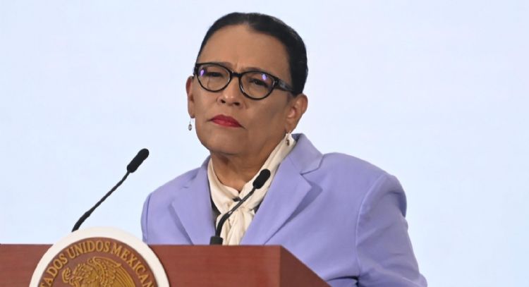 Rosa Icela Rodríguez evade responder sobre su aspiración a la gubernatura de San Luis Potosí