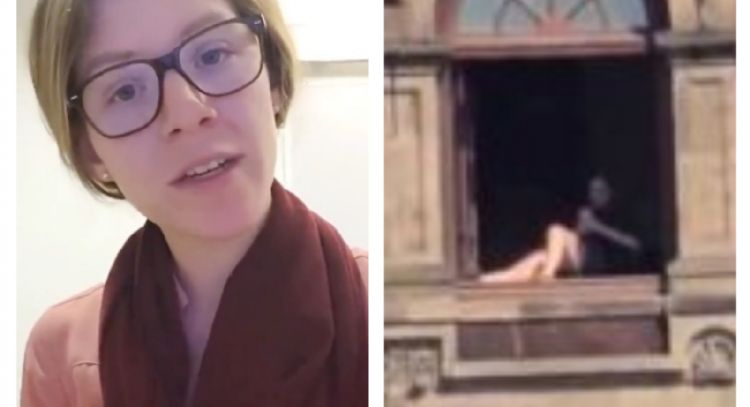 Renuncia a Hacienda, Florencia Franco tras ser captada tomando el sol en ventana de Palacio Nacional