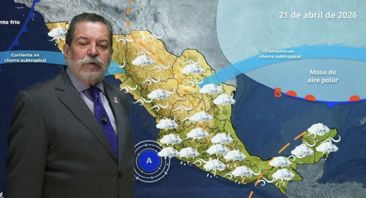 Alerta para nueve estados este martes por chubascos y lluvias fuertes con posible granizo