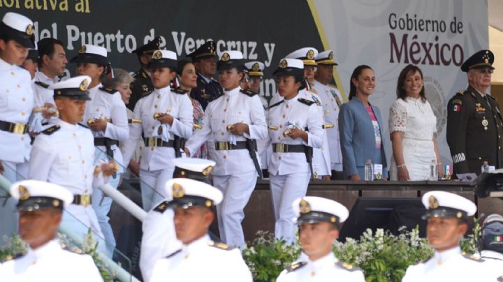 México necesita marinos valientes, íntegros y honestos: Sheinbaum