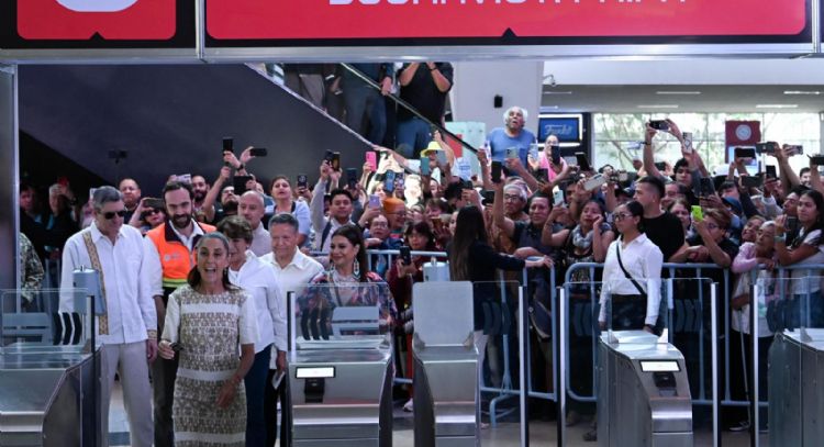 “Tuvimos varios problemas”: Sheinbaum inaugura tren de la Ciudad de México al AIFA