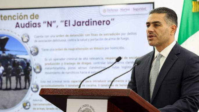 La captura de “El Jardinero” fue íntegramente ejecutada por autoridades mexicanas: Harfuch