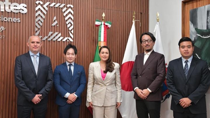 Gobernadora de Aguascalientes se reúne con Chiaki Kobayashi, director general de la oficina Jica en México