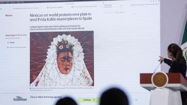 Sheinbaum reprocha a The Guardian por difundir crítica sobre la Colección Gelman