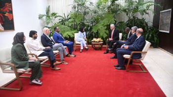 Díaz-Canel recibe a congresistas demócratas de EU y reitera su disposición al diálogo